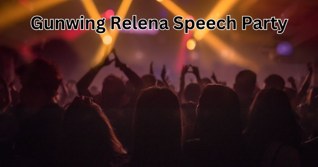 Gunwing Relena Speech Party